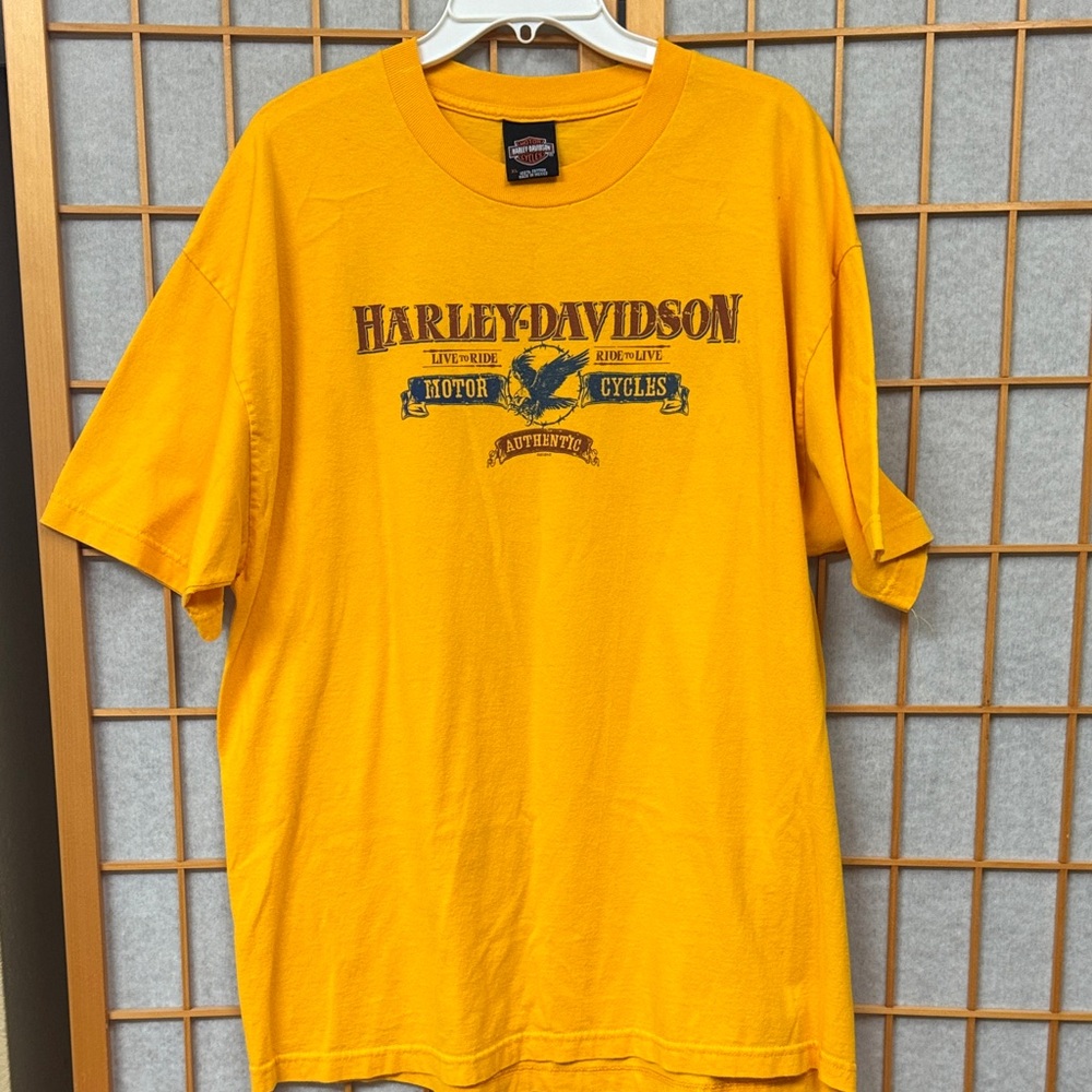 Harley-Davidson Bright Yellow Short-Sleeve Logo T-Shirt